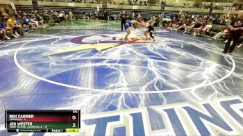 172 lbs Round 1 (4 Team) - Jed Wester, Saint Michael Albertville vs Ben Carrier, Chatfield