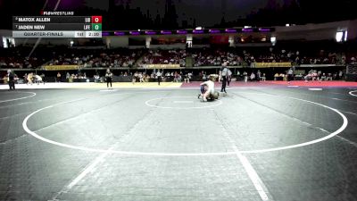 157 lbs Quarterfinal - Matox Allen, Liberty vs Jaden New, Life
