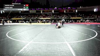 157 lbs Quarterfinal - Matox Allen, Liberty vs Jaden New, Life