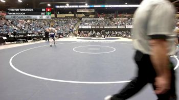 157 lbs 3rd Place Match - Hank Kolich, Overland Park-St. Thomas Aquinas HS vs Triston Tomlinson, Great Bend HS