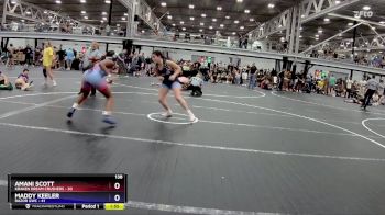 138 lbs Round 1 (8 Team) - Amani Scott, Kraken Dream Crushers vs Maddy Keeler, RaZor GWC