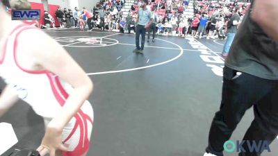 64 lbs Quarterfinal - Brantley Wisdom, Caney Valley Wrestling vs Conner Woods, Salina Wrestling Club