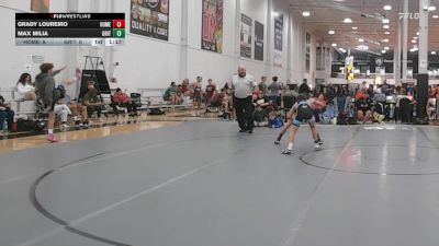 108 lbs Rr Rnd 2 - Grady Loureiro, Homegrown White - HSC vs Max Milia, Grit Mat Club Red - HSC