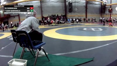 126 lbs Champ. Round 1 - Czar Quintanilla, University vs Eli Gabrielson, Archbishop Spalding