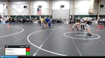 125 lbs Cons. Round 3 - Dawson Collins, Colorado Mesa University vs Weston Diblasi, Colorado School Of Mines