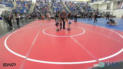 37 lbs Rr Rnd 1 - Payslinn Anson, Newkirk Takedown Club vs Hadley King, Bartlesville Wrestling Club