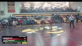 132 lbs Cons. Round 1 - Alexis Pioquinto, Grandview vs Jacob Balliet, White River