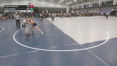 125 lbs Cons. Rd Of 32 - Audali Martinez, Las Animas Wrestling Club vs Julia Schnell, Victory Wrestling Club - VTC