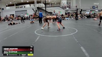 150 lbs Round 4 (8 Team) - Henry Gessford, Cavalier WC vs Beau McArthur, Sly Fox