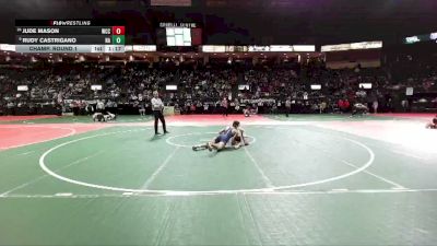 110 lbs Champ. Round 1 - Rudy Castrigano, NA vs Jude Mason, WCCA