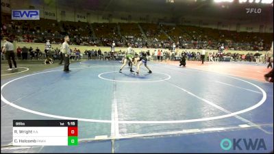 98 lbs Final - Randen Wright, R.a.w. vs Cael Holcomb, Pawhuska Elks Takedown