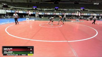 197 lbs Quarters & Wb (16 Team) - Will Davis, Elizabethtown vs Sam Slate, Ferrum