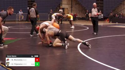 165 lbs Consolation - Noah Mulvaney, Bucknell vs Gunner Filipowicz, Army West Point