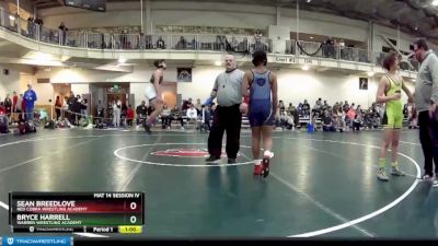 136 lbs Quarterfinal - Sean Breedlove, Red Cobra Wrestling Academy vs Bryce Harrell, Warren Wrestling Academy