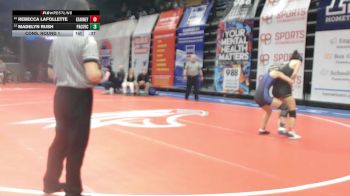 100 Class 1 lbs Cons. Round 1 - Rebecca Lafollette, Kearney vs Madelyn Rush, Pacific