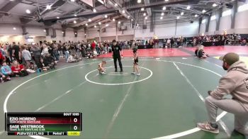 38-42 lbs Round 3 - Sage Westbrook, Texas Elite Wrestling Club vs Ezio Moreno, Team Xtreme Wrestling