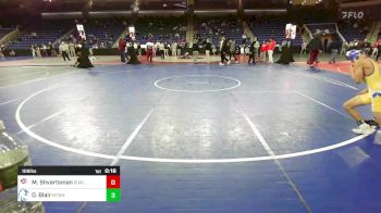 106 lbs Quarterfinal - Maximillian Shvartsman, Burlington vs Owen Blair, Newtown