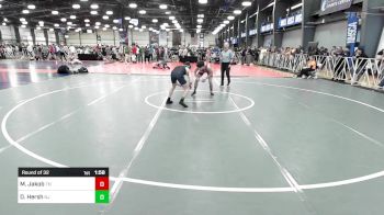 120 lbs Round Of 32 - Mason Jakob, TN vs Dylan Hersh, NJ