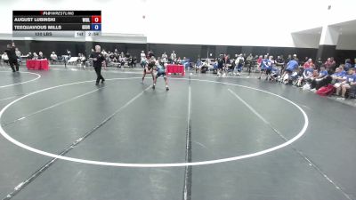 120 lbs August Lubinski, Wisconsin Blue vs Teequavious Mills, Georgia