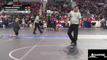 70 lbs Semifinal - Owen Spexarth, Brawlers vs Beckett McCorkle, Salina