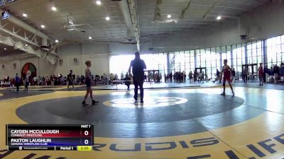 94 lbs Round 2 - Cayden McCullough, Conquest Wrestling vs Paxton Laughlin, Samurai Wrestling Club