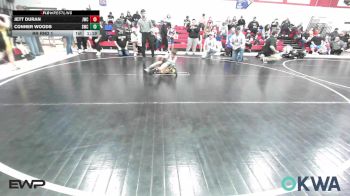 66-70 lbs Rr Rnd 1 - Jett Duran, Jay Wrestling Club vs Conner Woods, Salina Wrestling Club