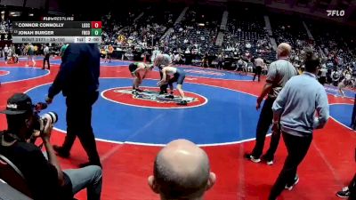 2A-150 lbs Quarterfinal - Connor Connolly, Lovett School vs Jonah Burger, Franklin County