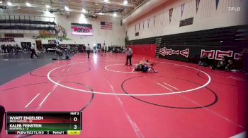132 lbs Round 1 (4 Team) - Wyatt Engelsen, Rock Canyon vs Kaleb Feinstein, Northfield