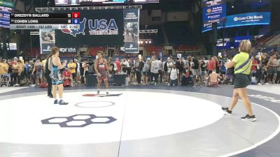 157 lbs Champ. Rd Of 32 - Drezdyn Ballard, Texas vs Cohen Long, Indiana
