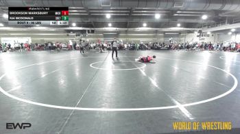 95 lbs Round Of 64 - Brookson Marksbury, Michigan Premier Wrestling Club vs Kai McDonald, Sebolt Wrestling Academy