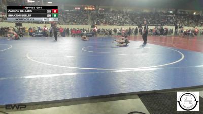 118 lbs Round Of 128 - Cannon Ballard, Collinsville Junior High vs Braxton Beeler, Jenks