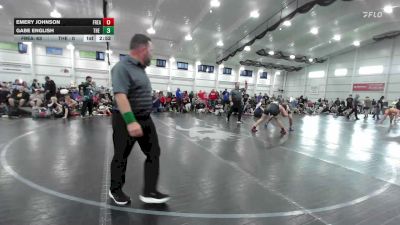 190 lbs Round Robin 3 - Emery Johnson, Freakztyle Wrestling - HS vs Gabe English, The Plumbers - HS