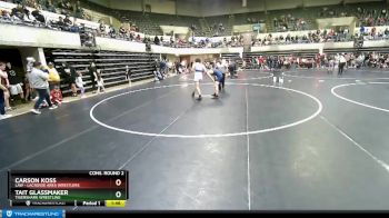 152 lbs Cons. Round 2 - Carson Koss, LAW - Lacrosse Area Wrestlers vs Tait Glassmaker, Tigershark Wrestling