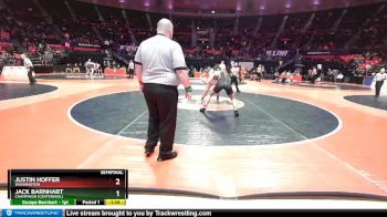 2A 220 lbs Semifinal - Jack Barnhart, Champaign (Centennial) vs Justin Hoffer, Washington