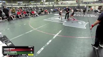 133 lbs Round 3 (4 Team) - Masyn Hanson, Kenyon/Wanamingo vs Lucas Drout, Muskego