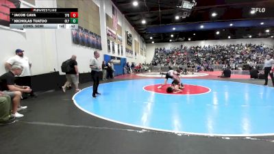 106 Boys Cons. Semi - Nicholas Tuatoo, Olympian vs Jacob Cava, Torrey Pines