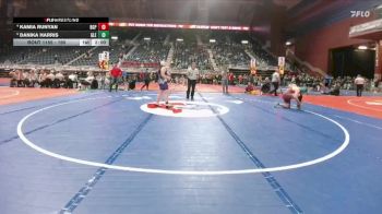 190 lbs Quarterfinal - Danika Harris, Glenrock vs Kamia Runyan, Big Piney
