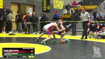 103 lbs 5th Place Match - Zane Hernandez, AWA/Snake Pit vs Cooper Carling, Sierra Sabers