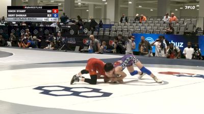 41 kg 1st Place Match - Knox Stamp, Wheeling Wrestling Club vs Bert Dhiman, New Jersey