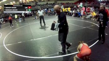 65 lbs Quarterfinal - Kessiah Liechti, Nebraska Boyz vs Bishop Unger, Lincoln Squires Wrestling Club