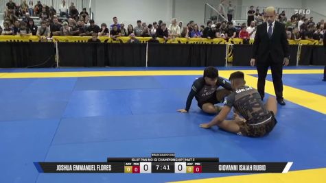 Giovanni Isaiah Rubio vs Joshua Emmanuel Flores 2026 Pan IBJJF Jiu-Jitsu No-Gi Championship