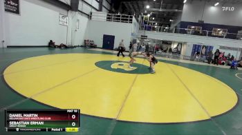 109 lbs Cons. Round 1 - Daniel Martin, Kellam Mat Rats Wrestling Club vs Sebastian Erman, Great Bridge