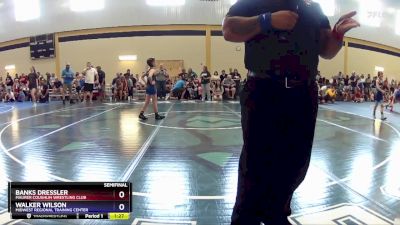 71 lbs Semifinal - Banks Dressler, Maurer Coughlin Wrestling Club vs Walker Wilson, Midwest Regional Training Center