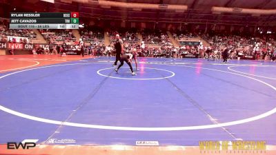 58 lbs Consi Of 8 #1 - Rylan Ressler, DC Elite - Coufal vs Jett Cavazos, Top Rank Hammers