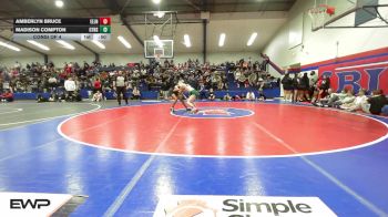 117 lbs Consi Of 4 - Amberlyn Bruce, Edison Eagles Jr. High vs Madison Compton, Catoosa HS