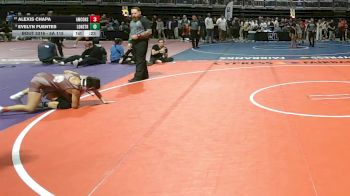 5A 115 lbs Cons. Round 3 - Evelyn Fuentes, Frisco Lone Star vs Alexis Chapa, College Station A&M Consolidated