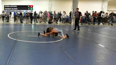 90 lbs Round Of 16 - Ryder Ascherl, PA vs Thomas Blanke, IL