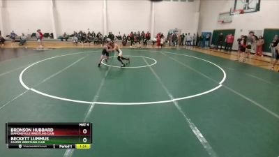 102 lbs Champ. Round 1 - Beckett Lummus, Casper Wrestling Club vs Bronson Hubbard, Diamondville Wrestling Club