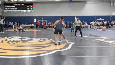157 lbs Consi Of 16 #2 - Landan Gray, Johnson & Wales vs Colin Sevigney, Southern Maine