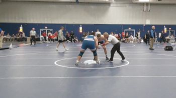 285 lbs 3rd Place - Lincoln Bibla, Coast Guard vs Jayden Toppan, Roger Williams
